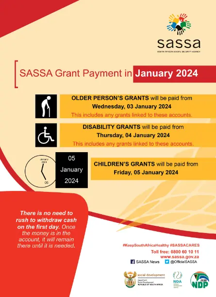 SASSA Child Support Grant payment dates