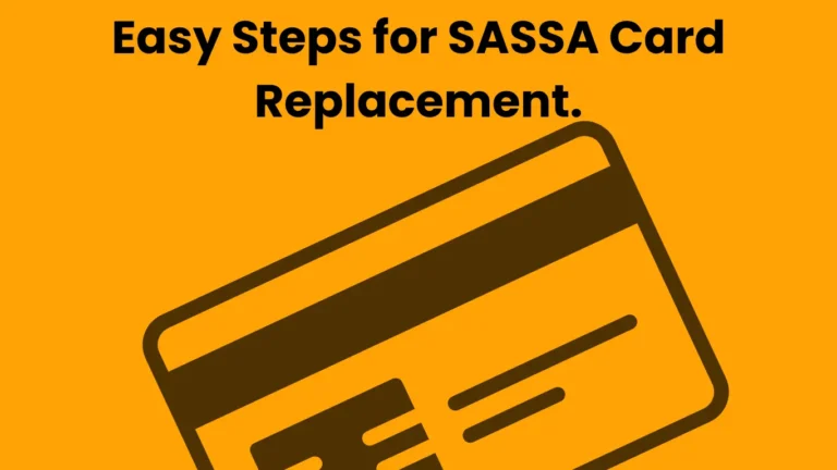 SASSA Card Replacement