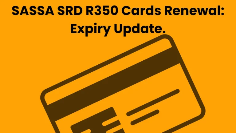 SASSA card renewal