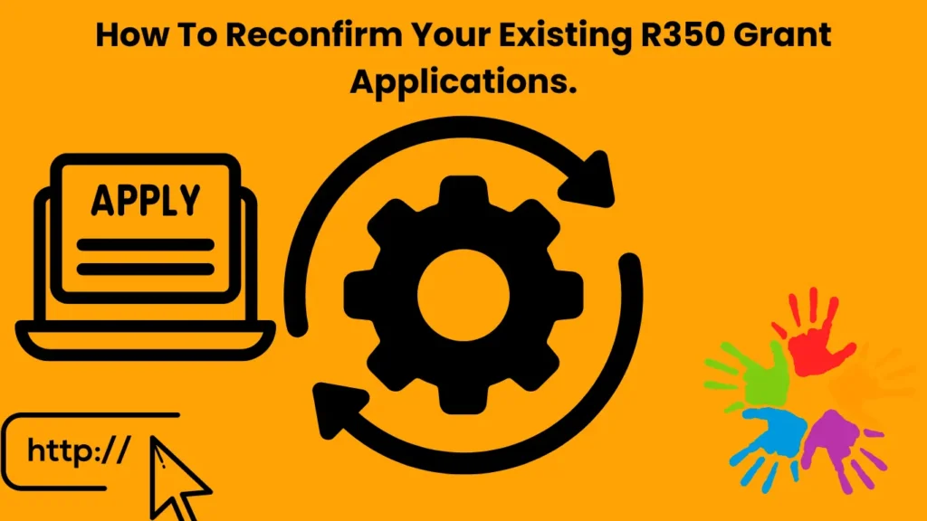 how to reconfirm your SRD grant