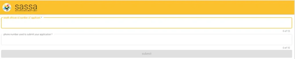 SASSA application status check