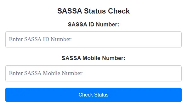 SASSA SRD Status Check